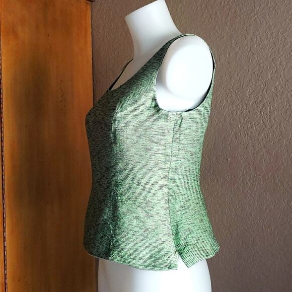 Kasper Silk Sleeveless Textured Blouse Size 6 - Picture 2 of 8